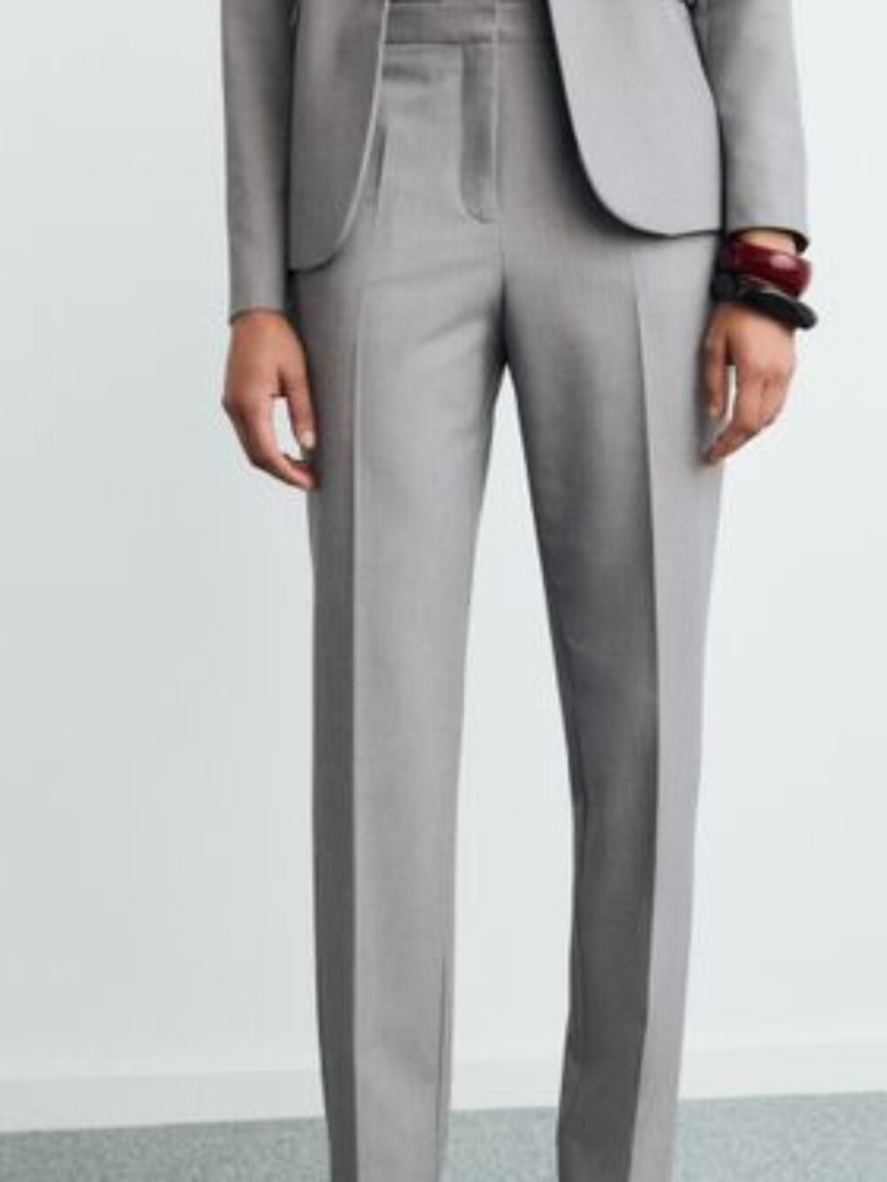 Straight suit trousers